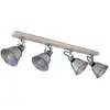 Etc-shop - Plafonnier retro spot de salon réglable dimmable dans un set comprenant des ampoules led rgb