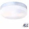 Plafonnier d'extérieur éclairage lampe télécommandée verre opale dans ...