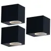 Lot de 3 spots extérieurs down spot lampes éclairage façade appliques ...
