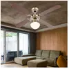Etc-shop - Ventilateur de plafond led avec interrupteur à tirette plaf...