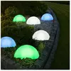 6 set éclairage de led hémisphère éclairage intrigue lampes extérieure...