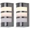 Lot de 2 lampes de façade pour porte de maison à changement de couleur...