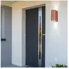Clairage extérieur haut-bas spot mural de jardin lampe en aluminium cu...