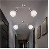 Lot de 2 spots de plafond élégants spots muraux de salon orientables à motifs
