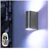 Lampe d'extérieur, dimmable, applique murale, télécommande, spot Up Do...