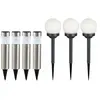 Ensemble de 7 lampes solaires à led Ball Plug Spot Spot de jardin chem...