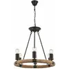 Etc-shop - Lustre suspendu en corde de chanvre Lampe suspendue au plaf...