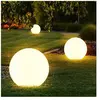 Lot de 3 lampes solaires extérieures de jardin à led Globe Lamps Meado...