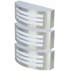 3 x appliques extérieures propriété spots en acier inoxydable lampes I...