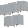 Etc-shop - Lot de 5 appliques murales d'extérieur led effet plot up & ...