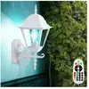 Lanterne d'extérieur applique murale de style antique lampe télécomman...