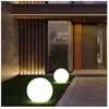2x led solaire extérieur plug-in ball 20cm lumières jardin pelouse pra...