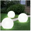 Lot de 3 lampes boules solaires à led pour allée de jardin, éclairage ...