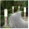 Lampadaire extérieur avec détecteur de mouvement, éclairage de jardin,...