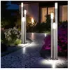 Lampe de jardin 170 cm balisage extérieur lampadaire extérieur inox la...