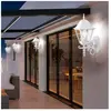 Lot de 4 lanternes maison appliques murales verre blanc style antique ...