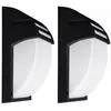 Lot de 2 luminaires extérieurs appliques façade noir spots de jardin a...