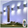Ensemble de 4 rgb led alu Up Down Appliques Murales Façade Patios Lamp...