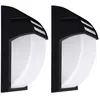 Lot de 2 lampes d'extérieur led rgb spots muraux alu façades de jardin...