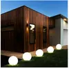 Ensemble de 5 lampes solaires d'extérieur à led enfichables balle prop...