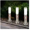 Lampe de chemin led lampadaire lumière de jardin en acier inoxydable l...