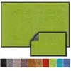 Tapis de Porte Paillasson d'entrée Rhin Vert citron 90 x 600 cm