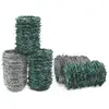 KARAT fil de fer barbelé galvanisé, 1,7 mm pour clôture de protection contre la faune sauvage, Vert / 50 m
