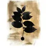A.S. CREATIONS Architects Paper DARK LEAFS