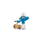 Figurine - SCHLEICH - Schtroumpf Pressé - Blanc - Coloris Unique - Enfant