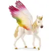 SCHLEICH - Licorne ailee arc-en-ciel, poulain - 70577 TU