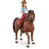 schleich 42539 Horse Club Hannah & Cayenne, dès 5 ans, HORSE CLUB - coffret, 10 pièces