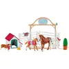 Schleich Horse Club 42458 Les Chevaux En Pension De Hannah Avec Ruby