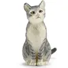 Schleich- Figurine Chat Assis Farm World, 13771, Multicolore