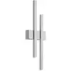 Telefunken Applique LED Graz indirect 2 lampes argenté