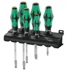 Wera 334/355 SK/6 pour latelier Jeu de tournevis 6 pièces vis à fente, vis Pozidriv