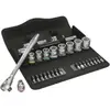 Composition 29 pièces zyklop metal switch 3/8 pouces + trousse wera 05004048001