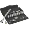Coffret de douilles 28 pièces 1/2 pouces zyklop metal wera 05004077001