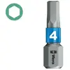 Wera - Embout six pans creux Hex-Plus, BiTorsion 4,0x25mm