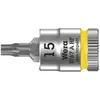 WERA 8767 A 05003363001 6 pans intérieurs (TX) Douille-embout T 15 1/4 (6.3 mm)