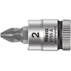 Wera 8755 A 05003354001 vis Pozidriv Douille-embout PZ 2 1/4 (6.3 mm)