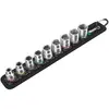 Wera 05003973001 Belt B 4 Jeu de Douilles Zyklop 3/8", 9 pièces, Noir