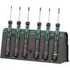 Wera 05030181001 2050/6 Jeu de tournevis électronicien + Rack, 6 Pièces, Vert