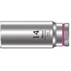 Wera 05004511001 8790 HMA Deep Douille 1/4", Rose, 14.0 mm