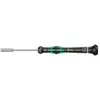 Wera 2069 Tournevis électronicien à douille, 4.0 mm x 60 mm, Noir/vert