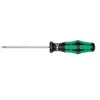 Wera 05023105001 354 Tournevis hexagonal Hex-Plus, 2.0 x 75 mm, Noir/vert