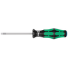 Wera 05023110001 354 Tournevis hexagonal Hex-Plus, 3.0 x 75 mm, Noir/vert