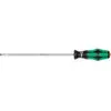 Wera 05110008001 335 Tournevis pour Vis à fente, 1.0 x 5.x 200 mm, Noir/Vert