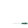 Wera 05110002001 335 Tournevis pour vis à fente, 0.6 x 3.5 x 125 mm, Noir/vert