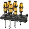 Wera 932/918/6 pour latelier Jeu de tournevis 6 pièces vis à fente, vis Pozidriv