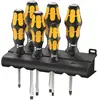 Wera 932/6 pour latelier Jeu de tournevis 6 pièces vis à fente, cruciforme Phillips